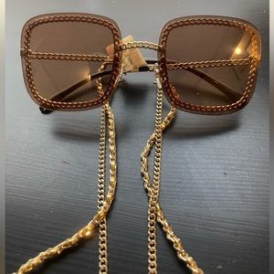 Chanel Sunglasses With Chain